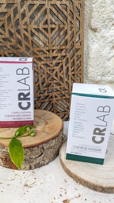 Gélules antichute CRLAB pour homme et femme destinées à l’accompagnement de la perte de cheveux – Capillexpert