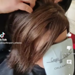 Capture d’écran TikTok montrant un volumateur amovible en cheveux naturels avec rendu naturel – Capillexpert