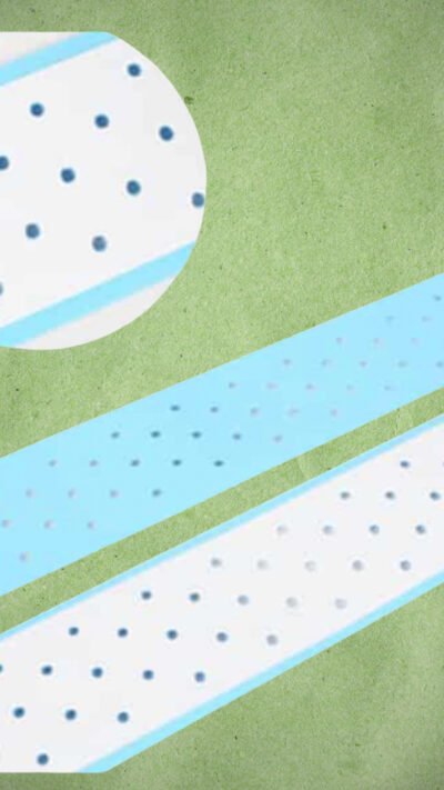 Adhésif bleu bande (1 bande 30 x 3.8cm)